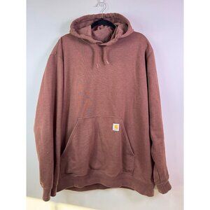 Carhartt Loose Fit Heavyweight Brown Hoodie Men XL